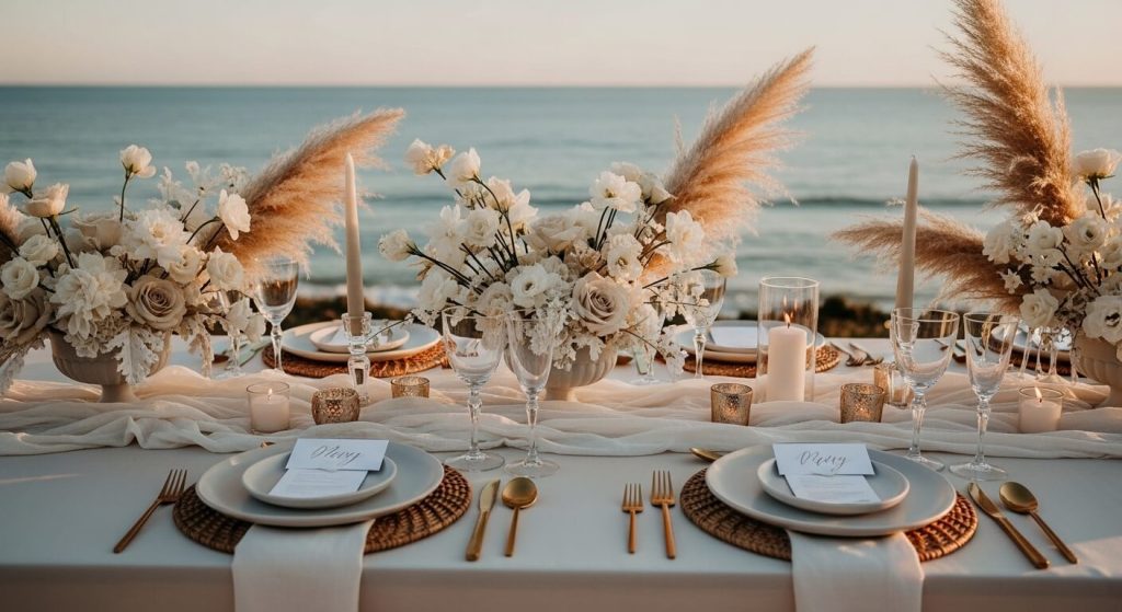 Neutral Coastal Tablescape